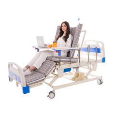 Elektrická  polohovacia posteľ s matracom Multibed