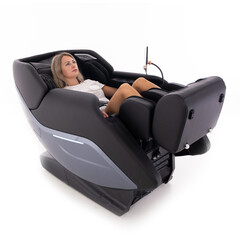 Masážne elektrické kreslo RelaxPro 3D MASSAGER, sivo-čierne