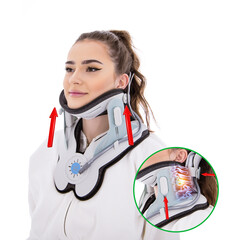 Trakčná ortéza na krk a krčnú chrbticu + pumpička