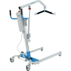 Elektrický zdvihák - BEZ ZÁVESNÉHO VAKU, MIERNE ZNEČISTENÉ KOLIESKA, ŠKRABANCE NA KONŠTRUKCII