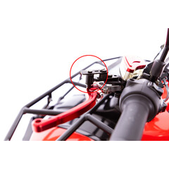 Štvorkolka elektrická UNIZDRAV XTrail (ATV), červená