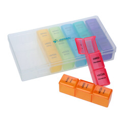 Dávkovač liekov UNIZDRAV - denný + týždenný