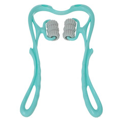 Masážna pomôcka na krčnú chrbticu so 6 valčekmi