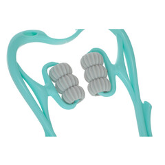 Masážna pomôcka na krčnú chrbticu so 6 valčekmi