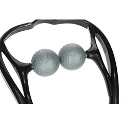 Masážna pomôcka na krk a krčnú chrbticu s 2 hlavicami