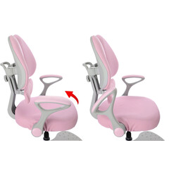 Detská rastúca stolička UNIZDRAV, ružová