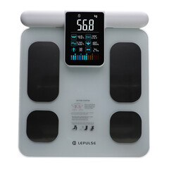 Profesionálna SMART váha s funkciou analýzy tela a LED displejom na rukoväti + mobilná aplikácia a Bluetooth