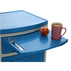 Nočný stolík MEDIK plast, modrý