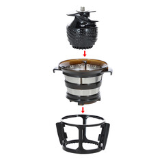 Odšťavovač Hurom H320N, titánovo sivý