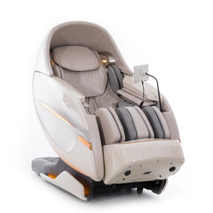 Masážne elektrické kreslo ProLux 4D MASSAGER s ionizátorom vzduchu, biele