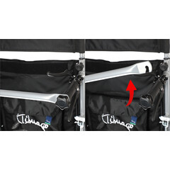 Polohovateľný invalidný vozík