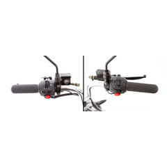 Elektrický Chopper UNIZDRAV PRO trojkolesový – výkonný 2000 W motor - HRDZA NA KONŠTRUKCII PRI BLATNÍKOCH, NAJAZDENÝCH 10 KM