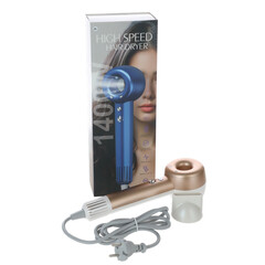 Fén na vlasy s ionizátorom vzduchu, zlato-biely