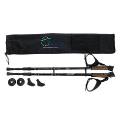 Trekingové palice, čierne