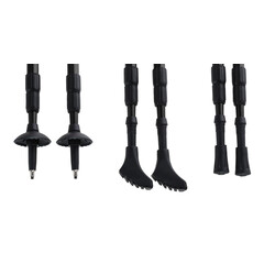 Trekingové palice, čierne