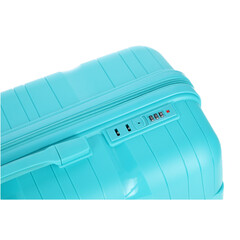 Cestovný kufor, tyrkysový