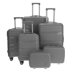 Cestovný kufor, sivý
