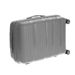 Cestovný kufor, sivý
