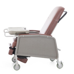 Seniorské kreslo, tehlovohnedé