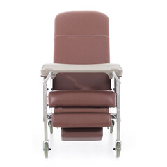 Seniorské kreslo, tehlovohnedé