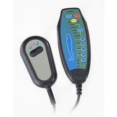 Masážne polohovacie kreslo s vyklápaním COMFORT+, antracitová látka