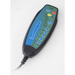 Masážne polohovacie kreslo s vyklápaním COMFORT+, antracitová látka