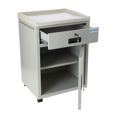 Nočný stolík MEDIK kov - ŠKRABANCE NA ROHU STOLÍKA