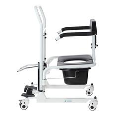 Hydraulická stolička na presun s toaletným vedrom UNIZDRAV