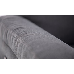 Relaxačné polohovacie kreslo COMFORT Ušiak s funkciou masáže a výhrevu, antracitová látka