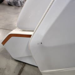 Masážne elektrické kreslo Prestige 3D MASSAGER s ionizátorom vzduchu, biele - ŠKRABANCE