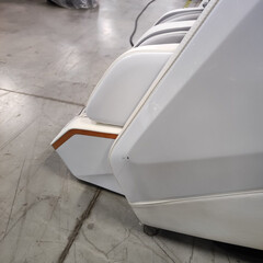 Masážne elektrické kreslo Prestige 3D MASSAGER s ionizátorom vzduchu, biele - ŠKRABANCE