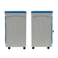 Nočný stolík MEDIK plast, modrý - MIERNE ŠKRABANCE