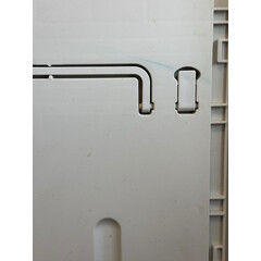 Nočný stolík MEDIK plast, modrý - ZNEČISTENÝ