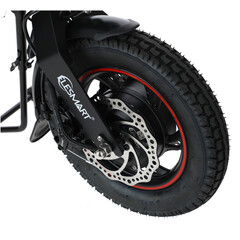 Elesmart A6 Elektrický prídavný pohon na invalidné vozíky - ŠKRABANEC A V ZLOŽENOM STAVE