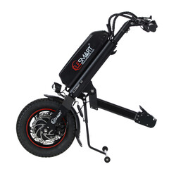 Elesmart A6 Elektrický prídavný pohon na invalidné vozíky - ŠKRABANEC A V ZLOŽENOM STAVE