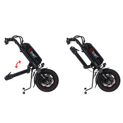 Elesmart A6 Elektrický prídavný pohon na invalidné vozíky - ŠKRABANEC A V ZLOŽENOM STAVE