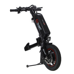 Elesmart A6 Elektrický prídavný pohon na invalidné vozíky - ŠKRABANEC A V ZLOŽENOM STAVE