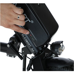 Elesmart A6 Elektrický prídavný pohon na invalidné vozíky - ŠKRABANEC A V ZLOŽENOM STAVE