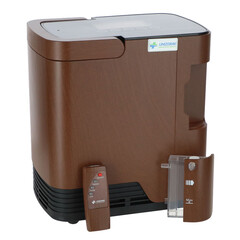 Kyslíkový koncentrátor s hlasovým výstupom UNIZDRAV, 7 l/min, imitácia dreva - NABEHANÉ 2 HODINY