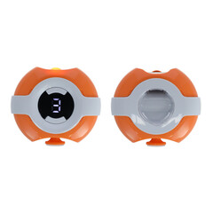 Elektrický zastrihávač nechtov, oranžový