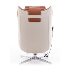 Elektrické masážne kreslo Zafír Relax, tehlové - MIERNE ŠPINAVÉ