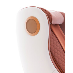 Elektrické masážne kreslo Zafír Relax, tehlové - MIERNE ŠPINAVÉ