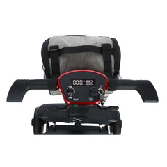 Skladací vozík COMPACT pre seniorov s lítiovou batériou - MIERNE ŠKRABANCE, NAJAZDENÝCH 5 KM