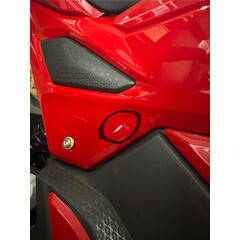 Elektrická motorka e-Flex, červená - VÝSTAVNÝ KUS, ŠKRABANCE NA PLASTOCH, NAJAZDENÝCH 7 KM