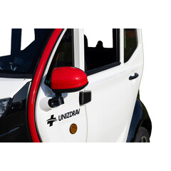 Elektrický trojkolesový skúter UNIZDRAV MiniCar - ŠKRABANEC NA PRAVOM HORNOM ROHU