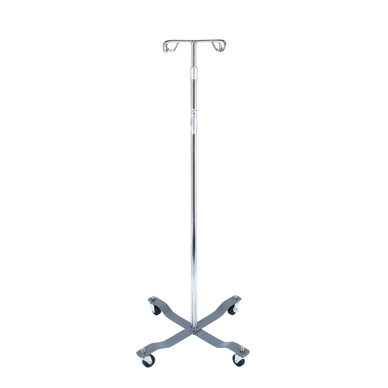 Infúzny stojan na kolieskach - výškovo nastaviteľný