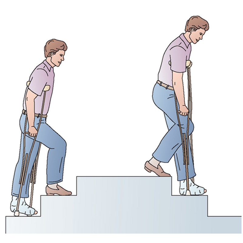 Drevená barla podpazušná - stredná (100 - 116 cm)