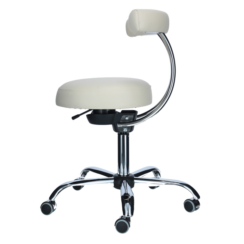 Ergonomická stolička do ambulancie, čierna