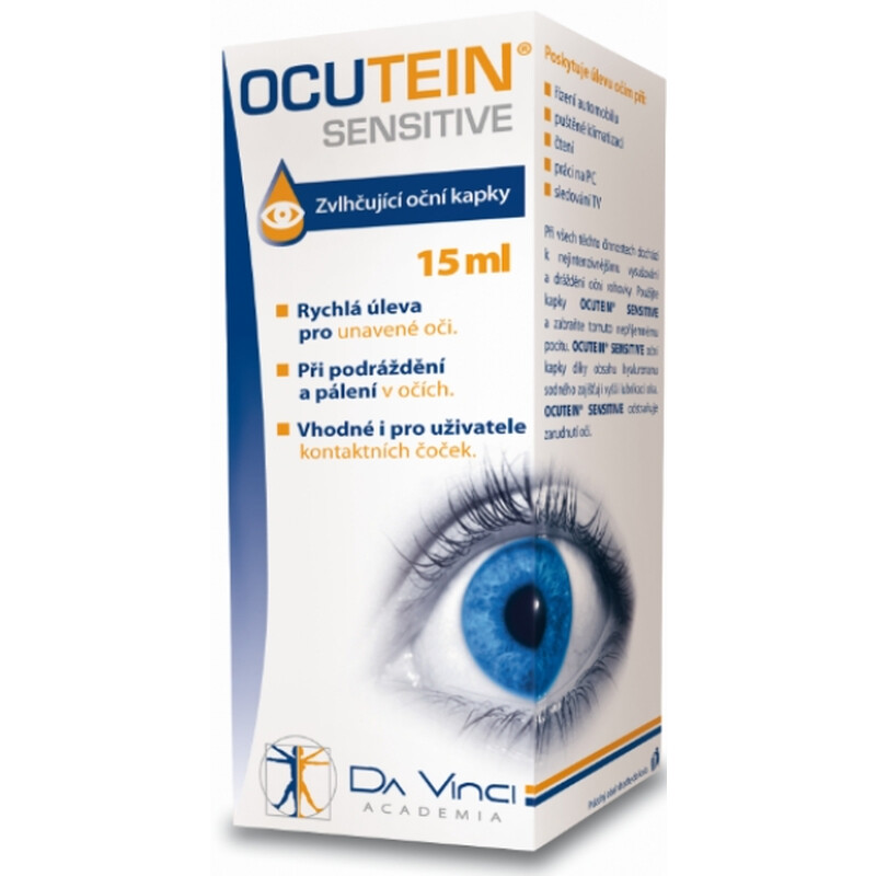 OcuTein sensitive care – očné kvapky, 15 ml