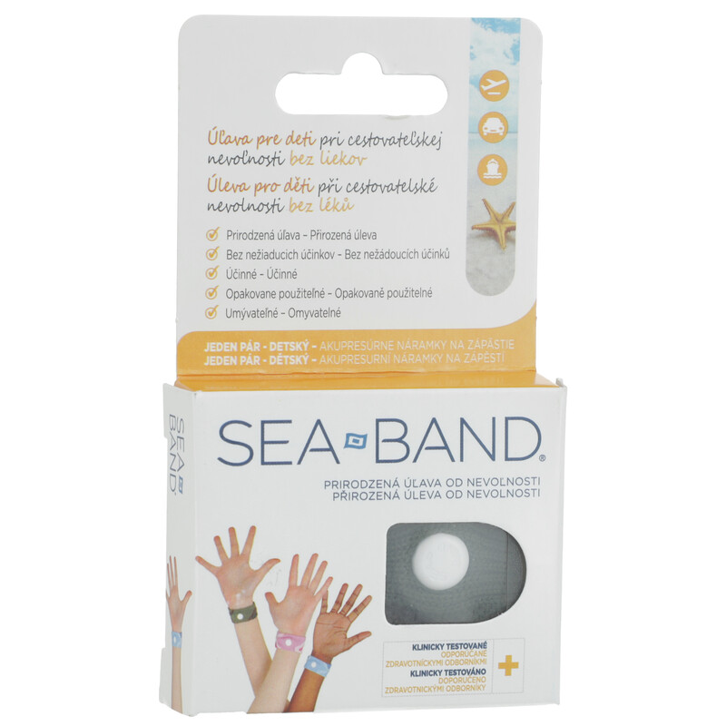 Akupresúrny náramok proti nevoľnosti pre deti SEA BAND